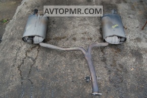 Rear muffler with barrels for Lexus GS350 07-11