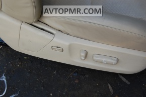 Passenger seat Lexus GS300 GS350 GS430 GS450h 06-07 without airbag, electric, beige leather