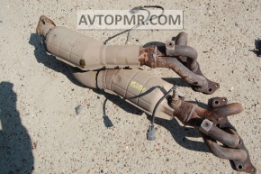 Exhaust manifold with catalytic converter for Lexus IS200 99-05, with lambda sensor, rusty