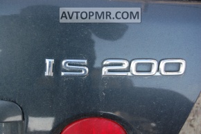 Emblem inscription IS200 trunk lid Lexus IS200 IS300 99-05