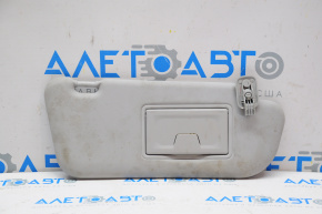 Right sun visor for Mazda3 2003-2008, gray, without hook