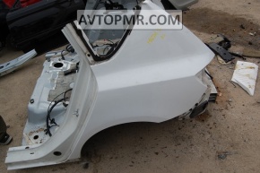 Quarter wing rear left Mazda3 03-08 HB white