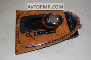 Black gear knob with cover for the start button, Mercedes W211 E550