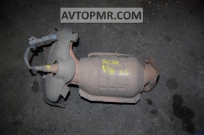 Rear exhaust manifold with catalytic converter for Toyota Camry v40 3.5, with lambda sensor, rusty