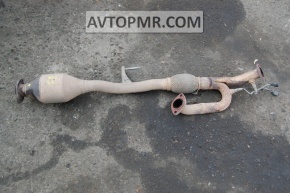 Toyota Camry v40 3.5 liter exhaust pipe with catalytic converter and sensor
