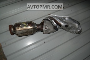 Right exhaust manifold with catalytic converter for Lexus LS460 07-17 with protection and lambda sensor