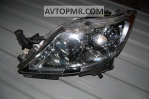 Left front headlight assembly for Lexus LS460 07-09 pre-restyling, without headlight washer