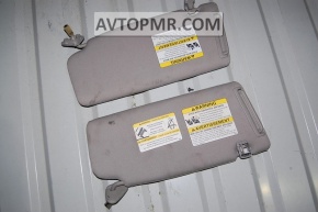 Subaru B10 Tribeca left visor, gray