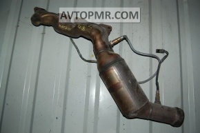Left catalytic converter for BMW X5 E70 07-13 4.8 with lambda sensors