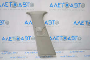 BMW X5 E70 07-13 beige center pillar trim, upper belt, left