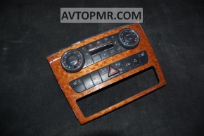 Mercedes X164 GL wood trim for dashboard control buttons