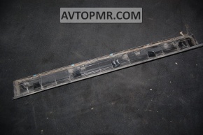 Infiniti FX35 FX45 03-08 black outer door sill plate with chrome trim
