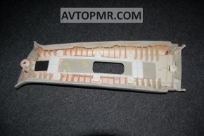 Center pillar trim, upper belt, right, Infiniti FX35 FX45 03-06, beige