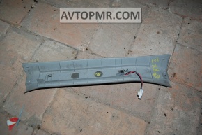 Illuminated rear right door sill plate for Lexus RX300 RX330 RX350 RX400h 04-08, gray