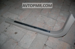 Illuminated front left door sill plate for Lexus RX300 RX330 RX350 RX400h 04-08, beige