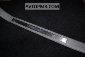 Illuminated front left door sill plate for Lexus RX300 RX330 RX350 RX400h 04-08, gray