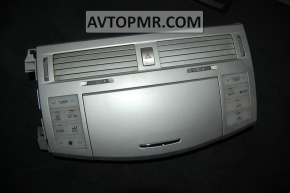 Toyota Avalon central dashboard trim with air vents, gray, 2005-2007