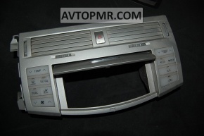 Toyota Avalon central dashboard trim with air vents, gray, 2005-2007