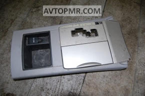 Toyota Camry v40 2.4" center console trim with cup holders, silver