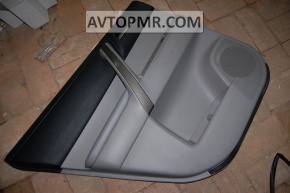Rear left door panel for Toyota Highlander 2010, gray leather