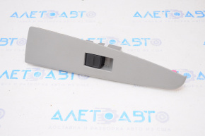 Rear left window lift control for Toyota Highlander 2013, black, manual, with gray trim