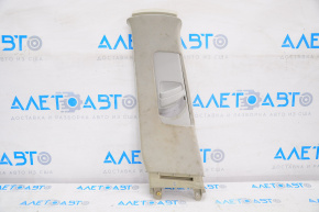 Left center pillar trim, upper belt, Lexus RX300 RX330 RX350 RX400h 04-09, gray