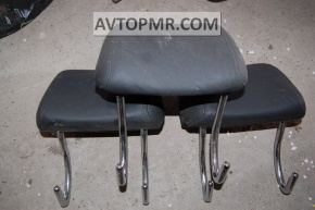 Mercedes W221 black rear headrest kit