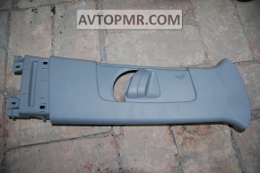 Center pillar trim, upper belt, right, gray, Toyota Prius 2009-2010