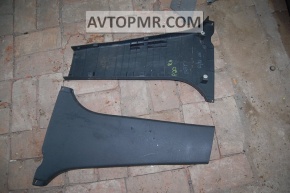 Lower left center pillar trim, gray, Toyota Prius 2009-2010