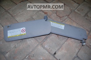 Left visor for Toyota Prius 2005, gray