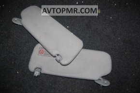 Left visor for Toyota Corolla e12 02-06 gray