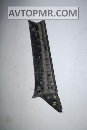 Infiniti FX35 FX45 03-08 black outer door sill trim with chrome trim