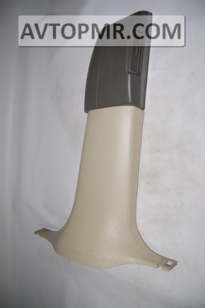 Infiniti FX35 FX45 03-06 lower right center pillar trim beige