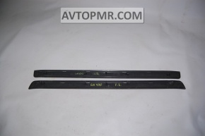 Front right outer door sill plate for Lexus GX470 03-06, chrome