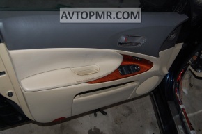 Door trim panel front left Lexus GS300 GS350 GS430 GS450h 06-07 brown with beige