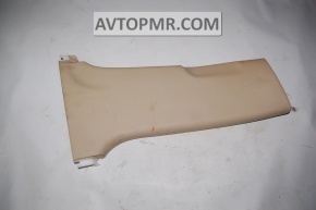 Lower right center pillar trim for Lexus GS300 GS350 GS430 GS450h 06-08, beige leather