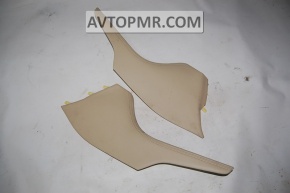 Right center console trim for Lexus GS300 GS350 GS430 GS450h 06-09, beige leather