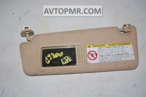 Left visor for Lexus GS300 GS430 06-07 beige