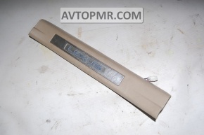 Illuminated rear left door sill plate for Lexus RX300 RX330 RX350 RX400h 04-08, beige