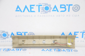 Illuminated rear right door sill plate for Lexus RX300 RX330 RX350 RX400h 04-08, beige