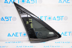 Rear left fixed glass window for Lexus RX300 RX330 RX350 RX400h 04-08 with molding