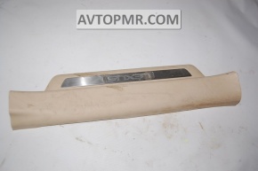 Lexus RX350 RX450h 10-15 front left door sill plate beige