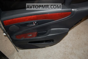 Door trim panel rear right Lexus LS460 LS600h 07-08 black