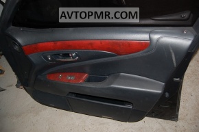 Door trim panel front right Lexus LS460 LS600h 07-08 under Mark Levinson, black