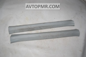 Front left inner door sill trim for Toyota Prius V 12-14, gray