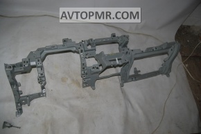 The lower part of the dashboard of the Toyota Prius V 12-14 is light gray.