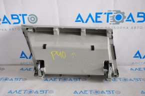 The glove compartment, upper compartment, and gray lid of the Toyota Prius V 12-14