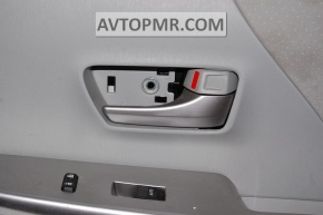 Toyota Prius V 12-14 light gray inner front right door handle