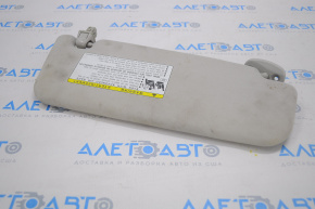 Left visor for Toyota Prius V 12-17 gray