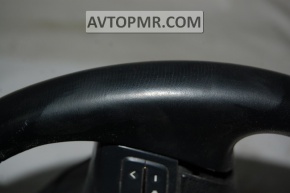 Lexus GS450h 2008-2009 steering wheel, black leather with mahogany accents